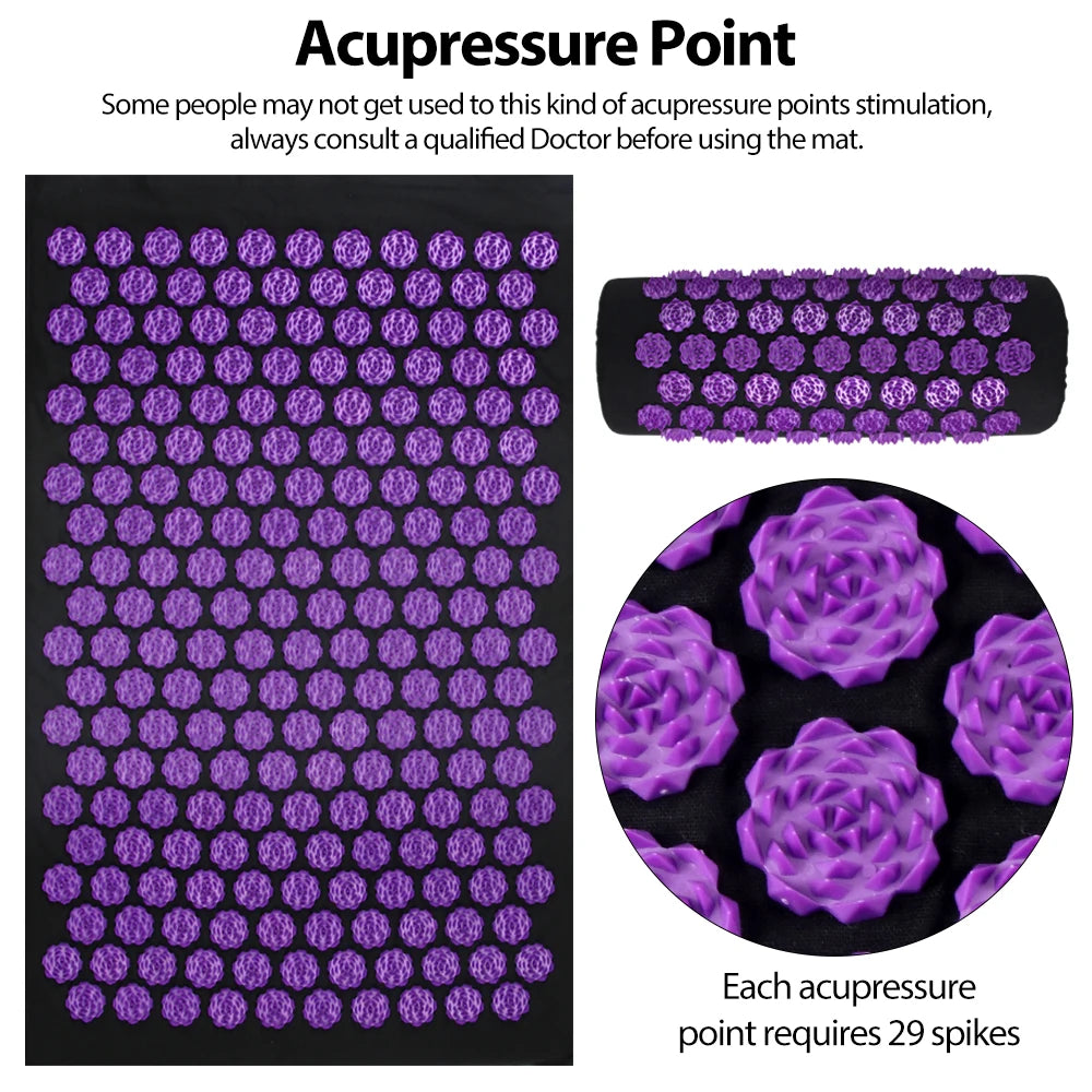 ACUPRESSURE MAT FOR TENSION | BLOOD FLOW & WELLNESS