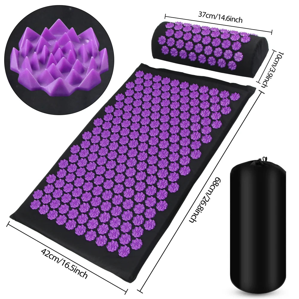 ACUPRESSURE MAT FOR TENSION | BLOOD FLOW & WELLNESS