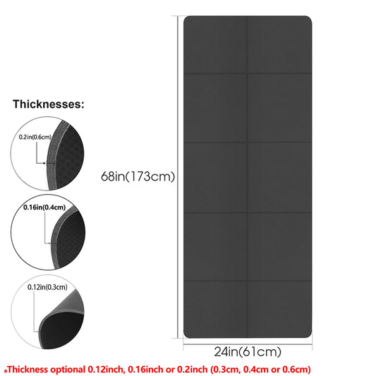 NON-SLIP PELVIC FLOOR YOGA MAT| 3MM/4MM/6MM THICKNESSES