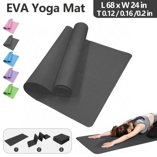 NON-SLIP PELVIC FLOOR YOGA MAT| 3MM/4MM/6MM THICKNESSES