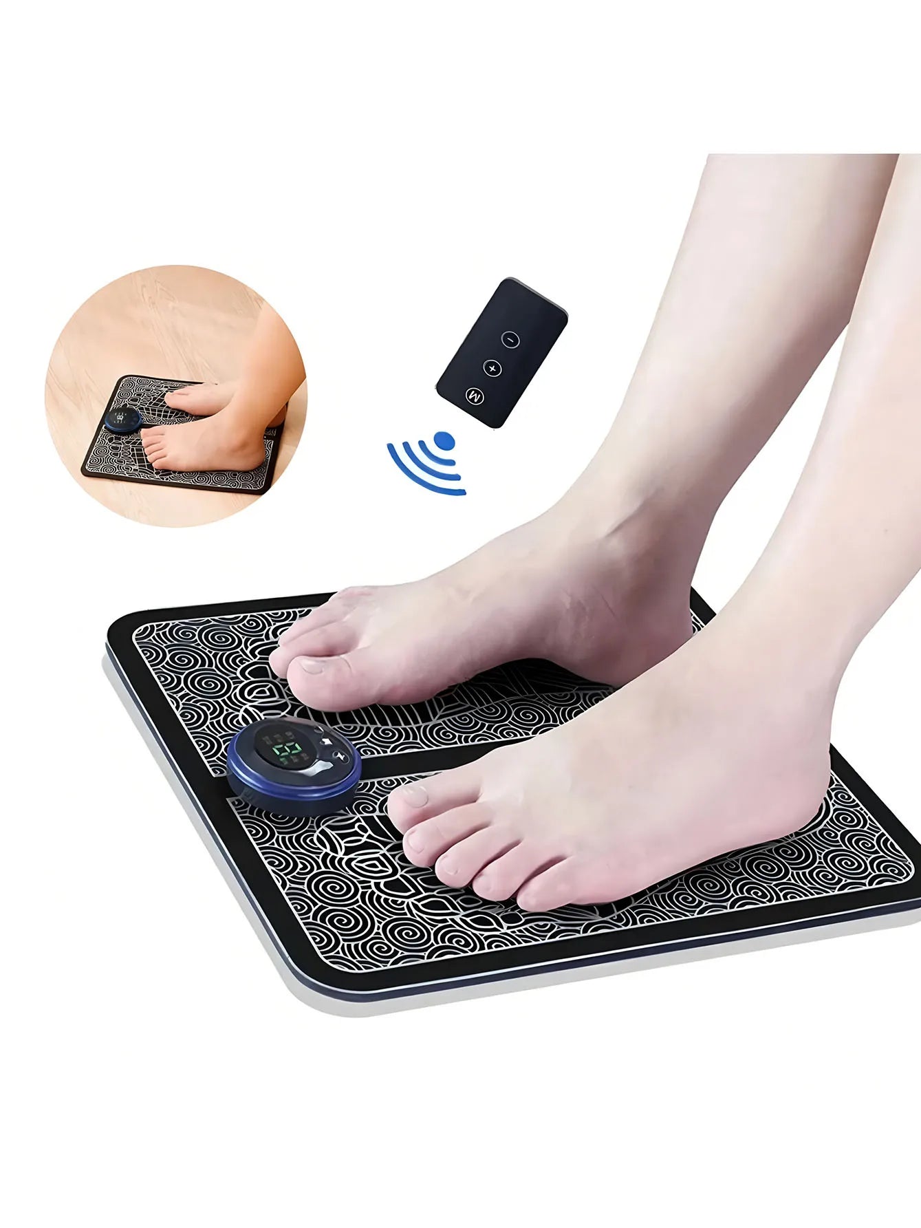 RECHARGEABLE FOOT MASSAGER FOR CIRCULATION & RELAXATION