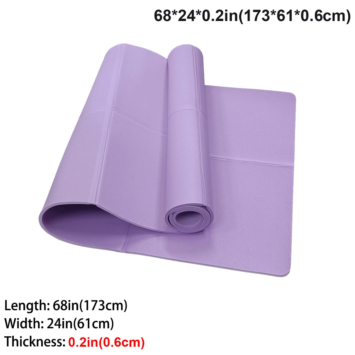 NON-SLIP PELVIC FLOOR YOGA MAT| 3MM/4MM/6MM THICKNESSES