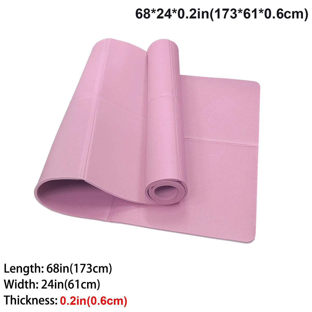 NON-SLIP PELVIC FLOOR YOGA MAT| 3MM/4MM/6MM THICKNESSES