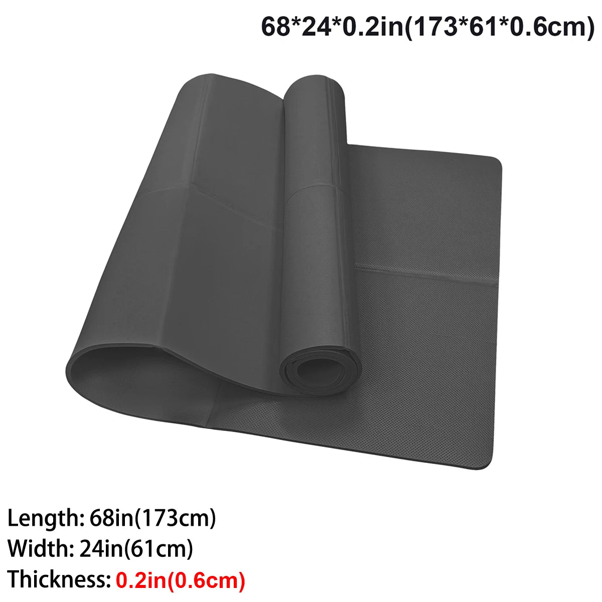 NON-SLIP PELVIC FLOOR YOGA MAT| 3MM/4MM/6MM THICKNESSES