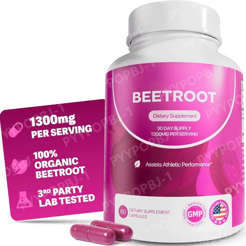 🎁 ORGANIC BEET ROOT CAPSULES | NITRIC OXIDE & CIRCULATION SUPPORT (100% off)
