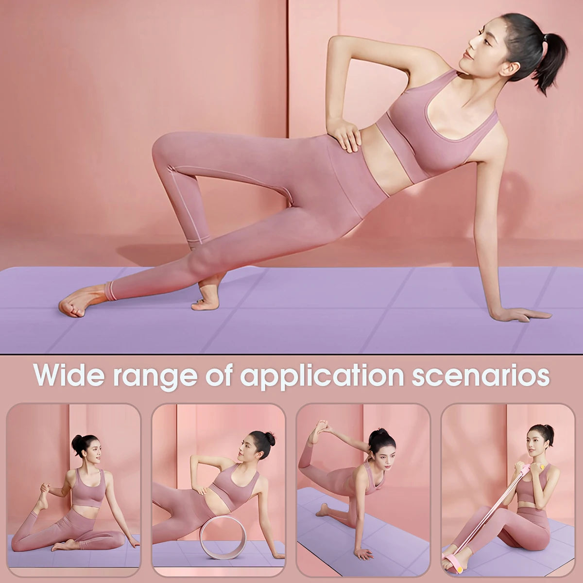 NON-SLIP PELVIC FLOOR YOGA MAT| 3MM/4MM/6MM THICKNESSES