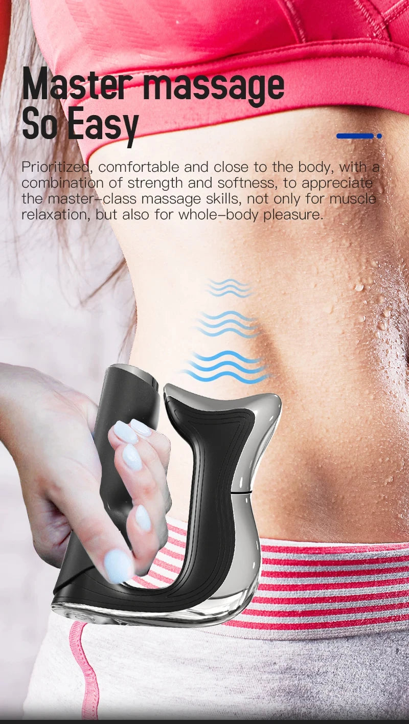 ELECTRIC FASCIA MASSAGE | MUSCLE RELAXATION & BODY CONTOURING VIBRATING TOOL