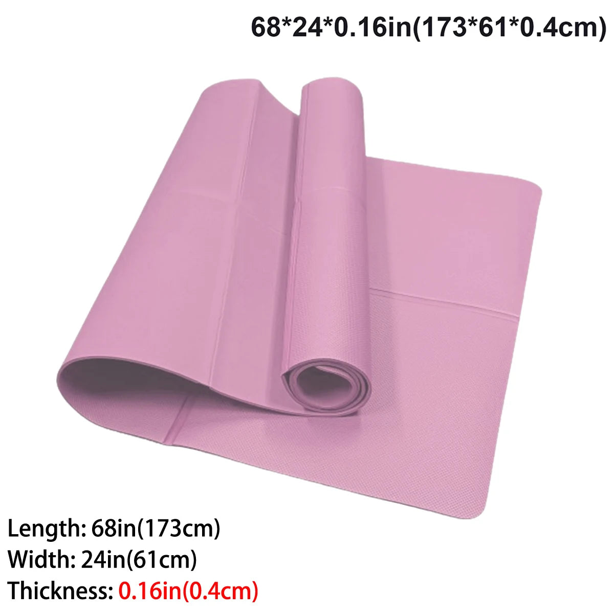 NON-SLIP PELVIC FLOOR YOGA MAT| 3MM/4MM/6MM THICKNESSES