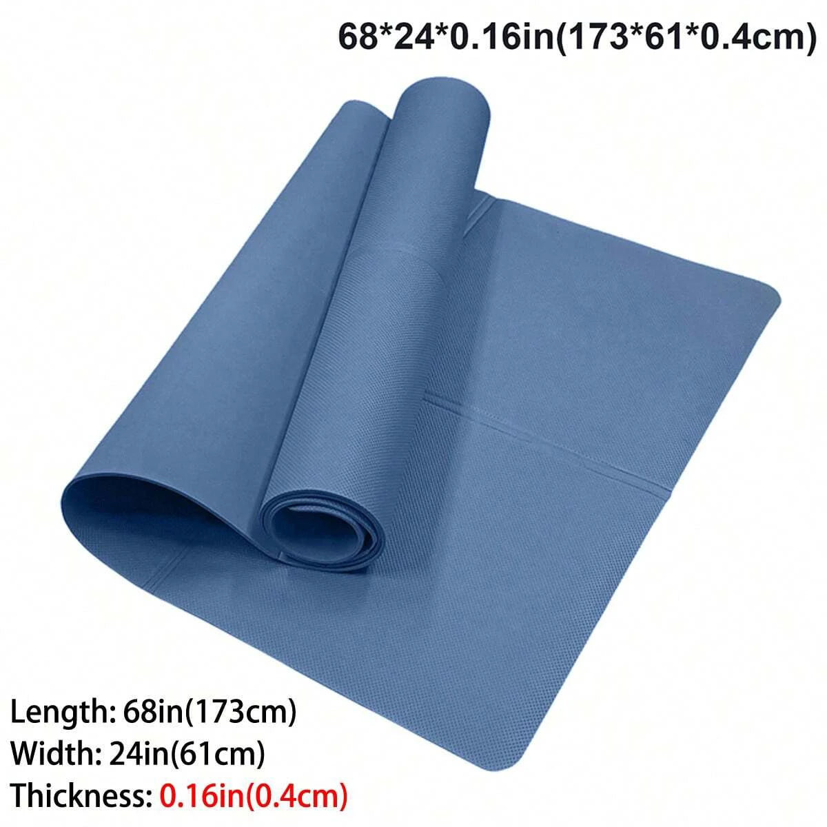 NON-SLIP PELVIC FLOOR YOGA MAT| 3MM/4MM/6MM THICKNESSES